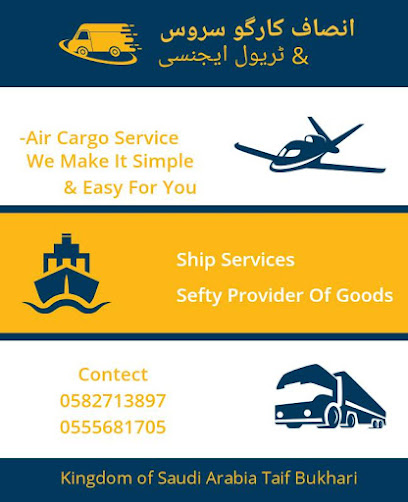 Cargo service and travel agency - Saudi Arabia|Taif 26513|Bukharya|7CC7+P4V