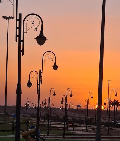 الممشى منتزه الورود - Turaif -